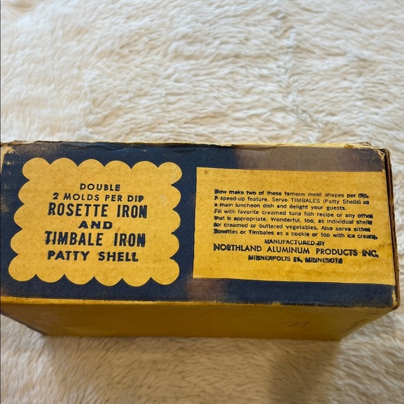 Vintage Nordic Ware Double Rosette & Timbale Iron - Picture 9 of 10